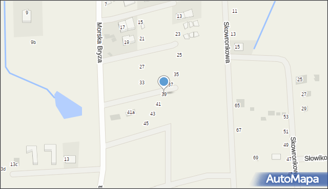 Gąski, Morska Bryza, 39, mapa Gąski