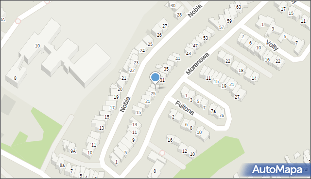 Gdańsk, Morenowa, 27, mapa Gdańska