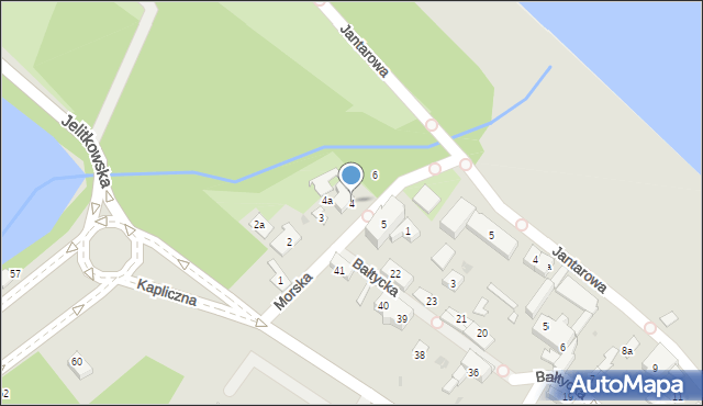 Gdańsk, Morska, 4, mapa Gdańska