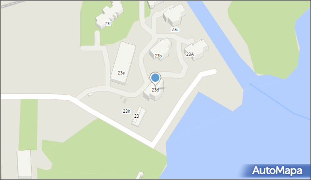 Giżycko, Moniuszki Stanisława, 23d, mapa Giżycko