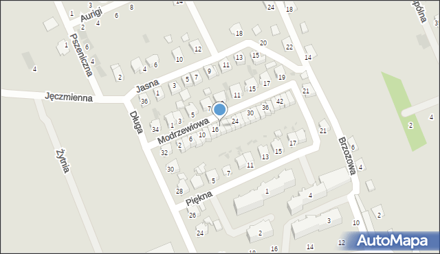 Głogów Małopolski, Modrzewiowa, 18, mapa Głogów Małopolski