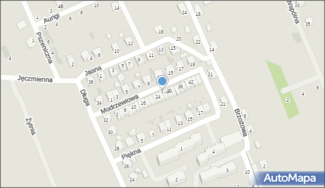 Głogów Małopolski, Modrzewiowa, 26, mapa Głogów Małopolski