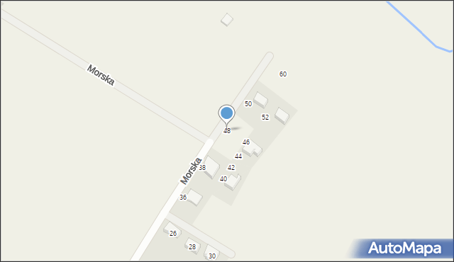 Grabno, Morska, 48, mapa Grabno