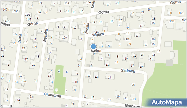 Grabówka, Mokra, 2, mapa Grabówka