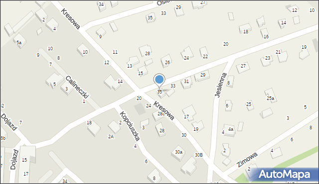 Grębocin, Mostowa, 35, mapa Grębocin