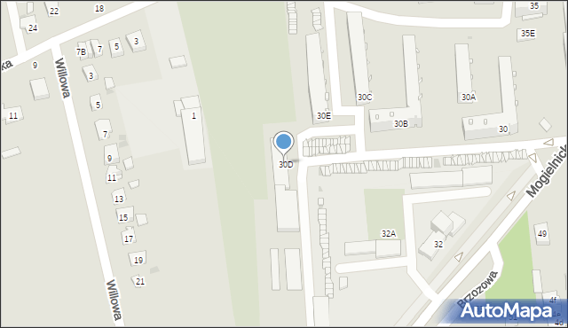 Grójec, Mogielnicka, 30D, mapa Grójec