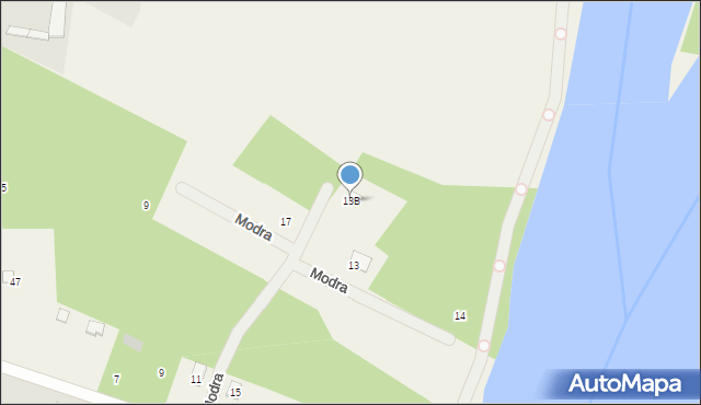 Gulczewo, Modra, 22, mapa Gulczewo