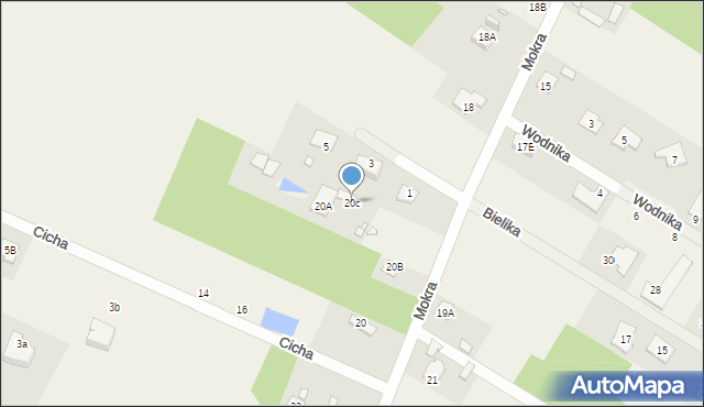 Henryków-Urocze, Mokra, 20c, mapa Henryków-Urocze
