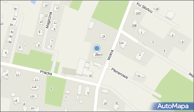 Henryków-Urocze, Mokra, 28, mapa Henryków-Urocze