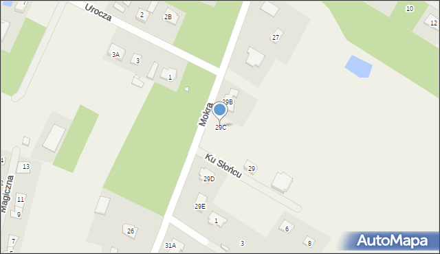 Henryków-Urocze, Mokra, 29C, mapa Henryków-Urocze