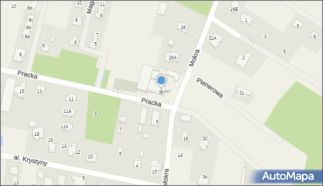 Henryków-Urocze, Mokra, 30, mapa Henryków-Urocze