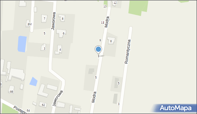 Izabela, Modra, 7, mapa Izabela