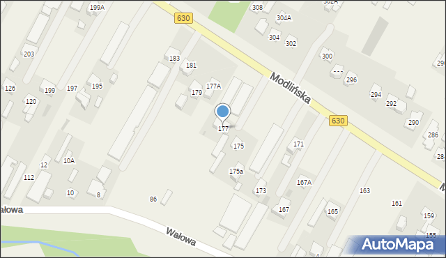 Jabłonna, Modlińska, 177, mapa Jabłonna