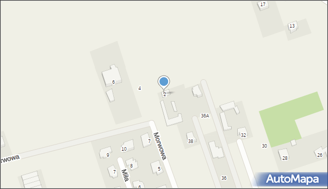 Jakubowice Konińskie-Kolonia, Morwowa, 2, mapa Jakubowice Konińskie-Kolonia