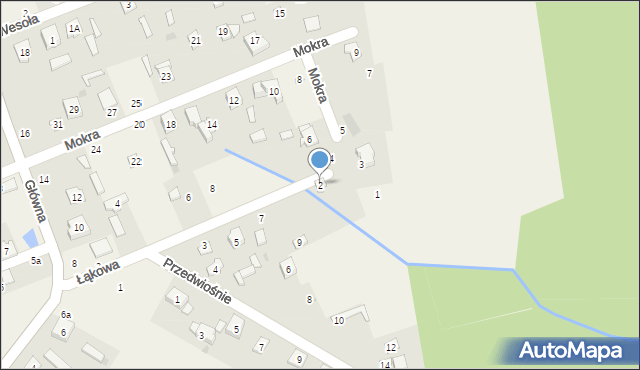 Janówka, Mokra, 2, mapa Janówka