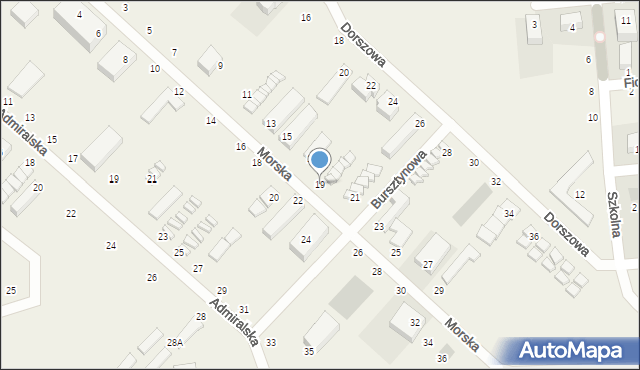 Jarosławiec, Morska, 19, mapa Jarosławiec