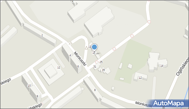Jelenia Góra, Moniuszki Stanisława, 19, mapa Jelenia Góra