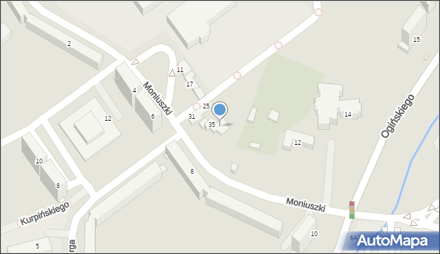 Jelenia Góra, Moniuszki Stanisława, 37, mapa Jelenia Góra