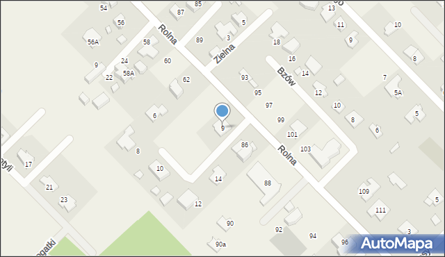 Kajetany, Modra, 9, mapa Kajetany