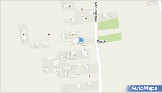 Kamień, Modrzewiowa, 15, mapa Kamień