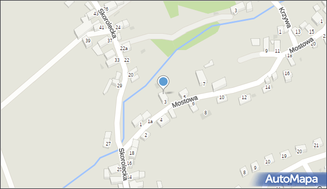 Kamieniec Ząbkowicki, Mostowa, 3a, mapa Kamieniec Ząbkowicki