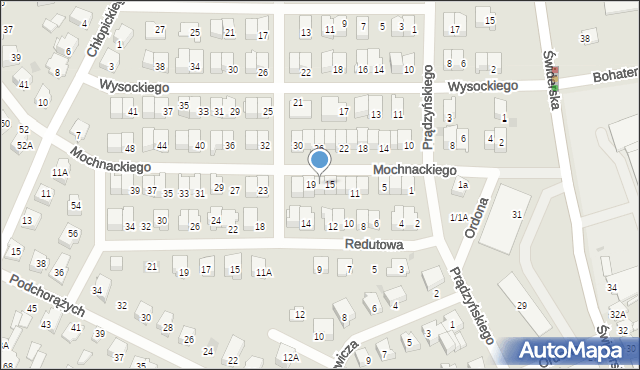 Karczew, Mochnackiego Maurycego, 17, mapa Karczew