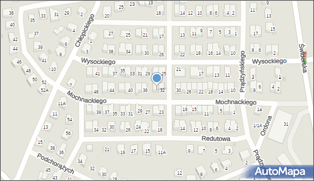 Karczew, Mochnackiego Maurycego, 34, mapa Karczew