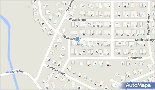 Karczew, Mochnackiego Maurycego, 39, mapa Karczew
