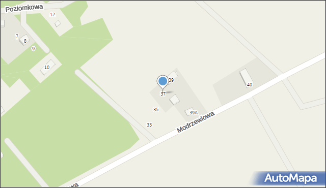 Karczewko, Modrzewiowa, 37, mapa Karczewko