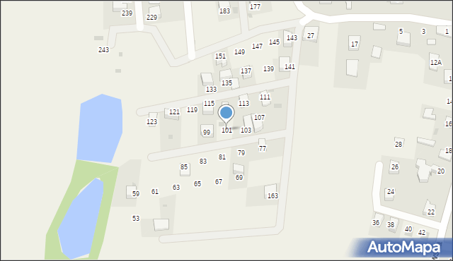 Karniowice, Modrzewiowa, 101, mapa Karniowice