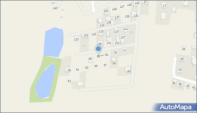 Karniowice, Modrzewiowa, 83, mapa Karniowice