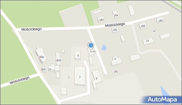 Kartuzy, Modrzewiowa, 7, mapa Kartuzy