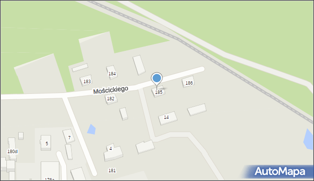 Kartuzy, Mościckiego Sobiesława, Nadleśniczego, 16, mapa Kartuzy