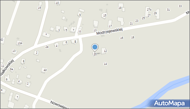 Kędzierzyn-Koźle, Modrzejewskiej Heleny, 10, mapa Kędzierzyna-Koźle