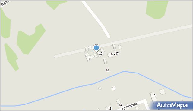 Kielce, Mokra, 155, mapa Kielc