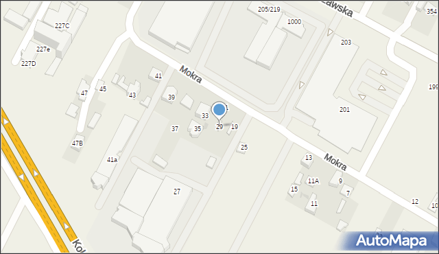 Kiełpin, Mokra, 29, mapa Kiełpin