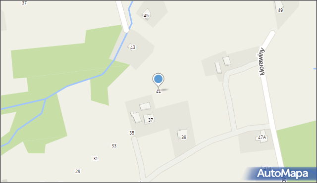 Kisielów, Morawiny, 41, mapa Kisielów