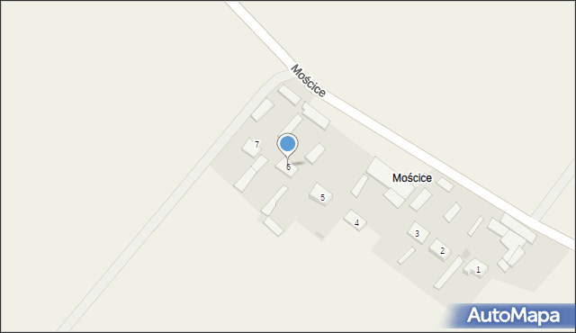 Klice, Mościce, 6, mapa Klice