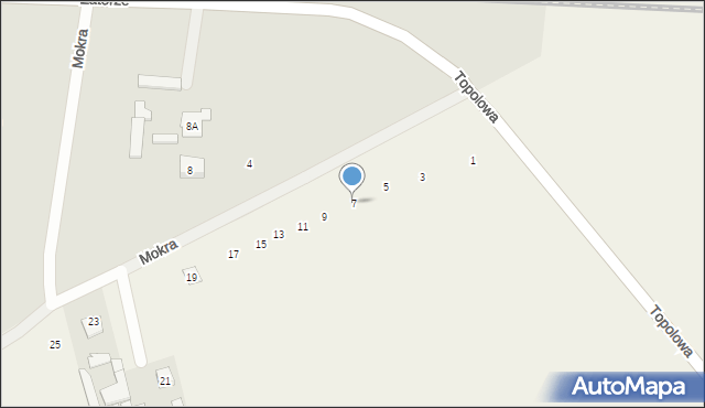 Konotopa, Mokra, 7, mapa Konotopa