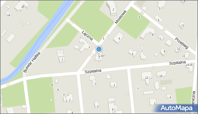 Konstancin-Jeziorna, Mostowa, 2, mapa Konstancin-Jeziorna