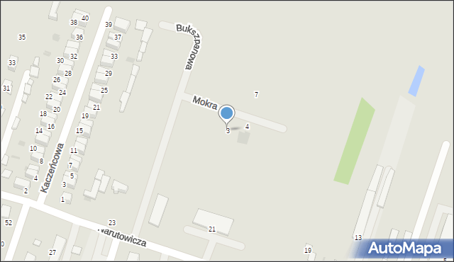 Konstantynów Łódzki, Mokra, 3, mapa Konstantynów Łódzki