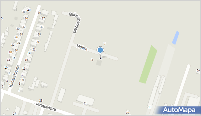 Konstantynów Łódzki, Mokra, 4, mapa Konstantynów Łódzki