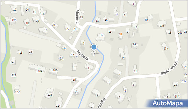 Kościelisko, Mocarni, 2, mapa Kościelisko