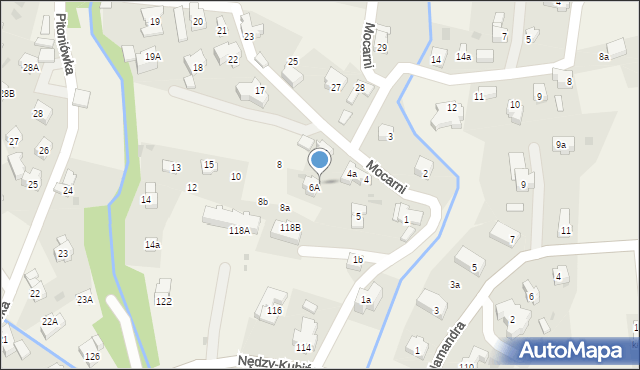 Kościelisko, Mocarni, 7, mapa Kościelisko