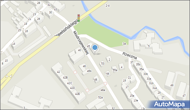 Koszalin, Modrzejewskiej Heleny, 51, mapa Koszalina
