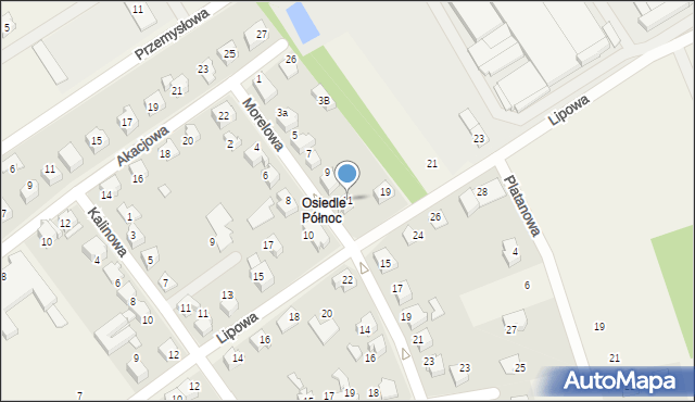 Kozy, Morelowa, 11, mapa Kozy
