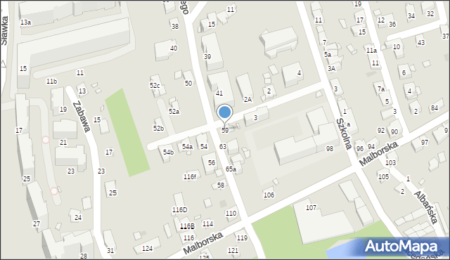Kraków, Mochnackiego Maurycego, 59, mapa Krakowa