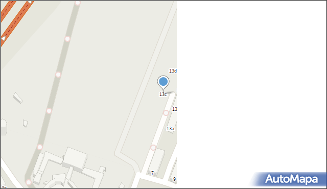 Kraków, Morcinka Gustawa, 13c, mapa Krakowa