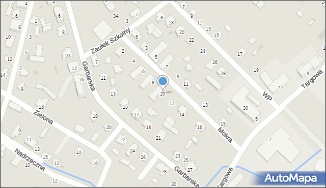 Krynki, Mokra, 10, mapa Krynki