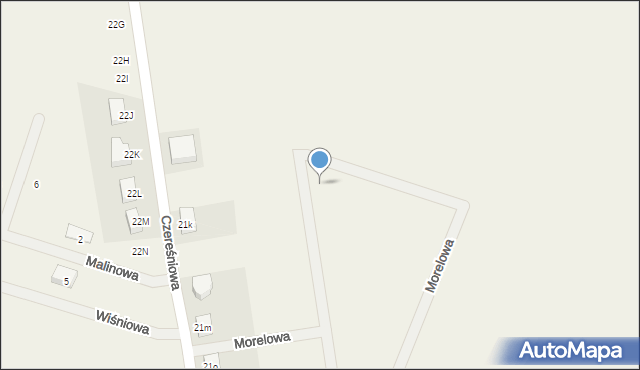 Książ Wielkopolski, Morelowa, 16, mapa Książ Wielkopolski
